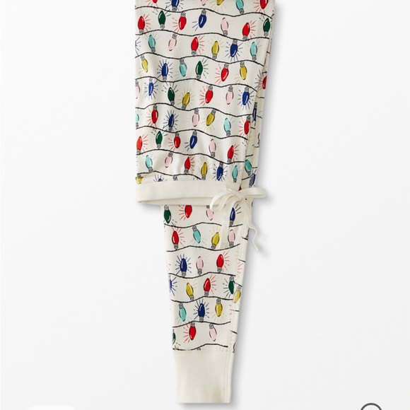 Like New - Hanna Andersson Holiday Print Long John Pajama Pants - Picture 8 of 10